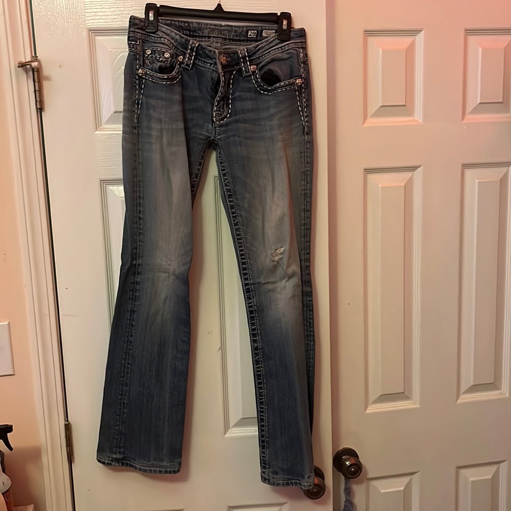 missme jeans size 29 boot style